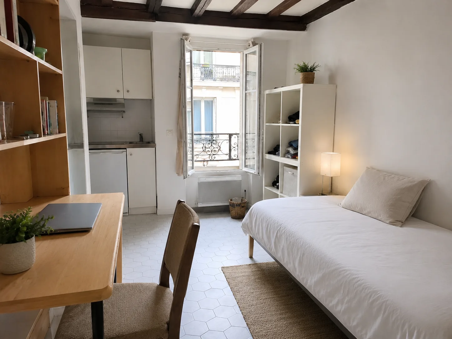 État des lieux au retour — Paris 4e, T2 52 m²